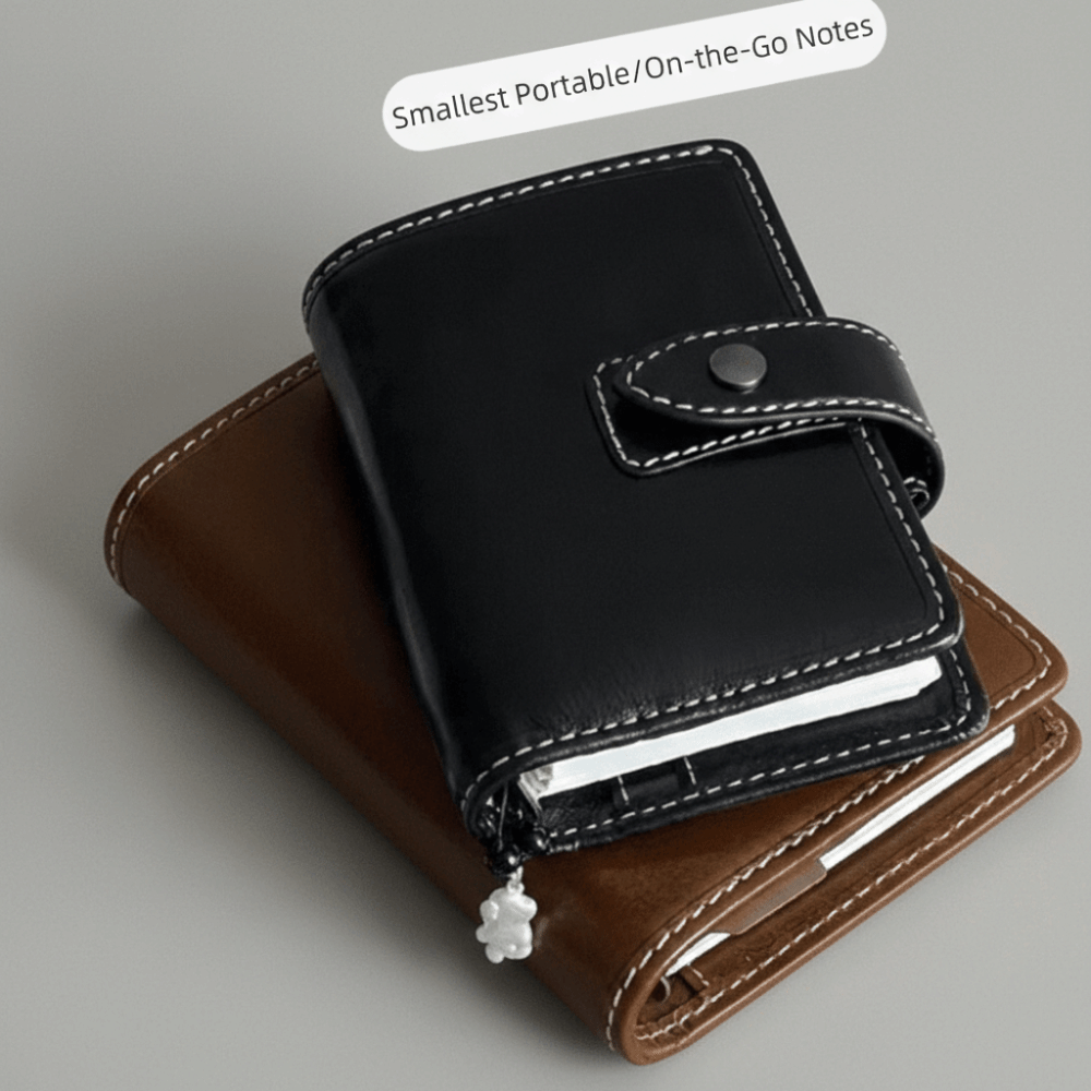 Travel Notebook Journal - Libreta M5 con Páginas Interiores Removibles,