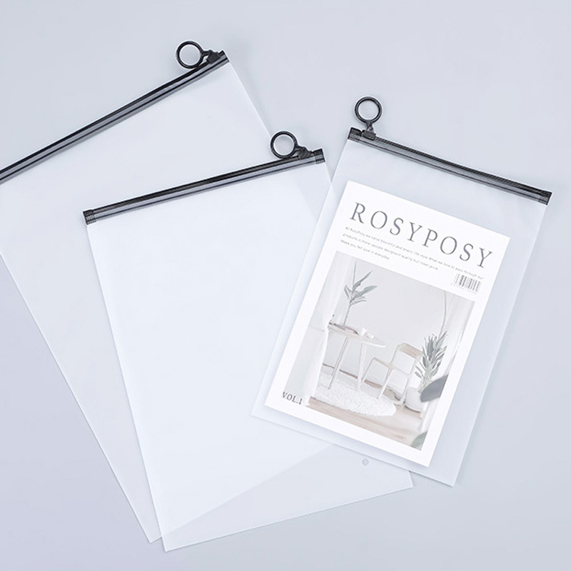 Travel Ziplock Bags - 500 unids/lote bolsa con cremallera esmerilada