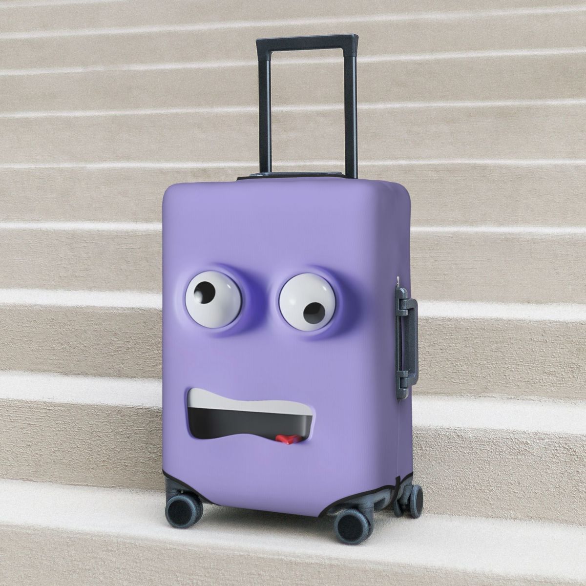 Travel Accessories To 3D Print - Funda de maleta con estampado de