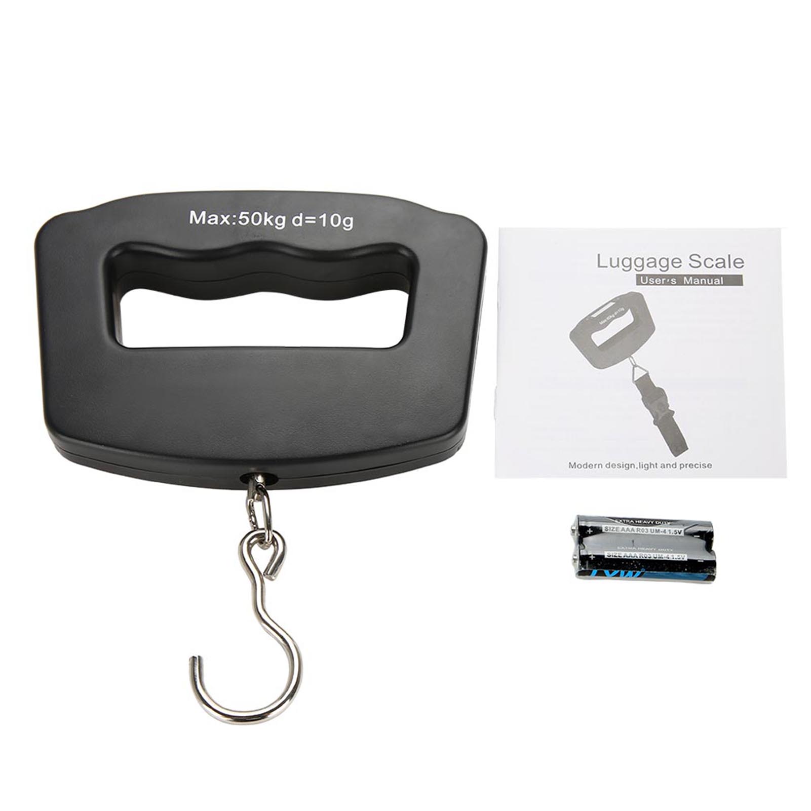 Luggage Scale Hanging - Báscula Digital Colgante Portátil de Alta