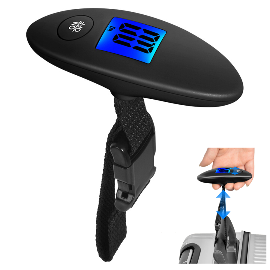 Luggage Scale Hanging - Báscula portátil para equipaje de 40kg/100g,