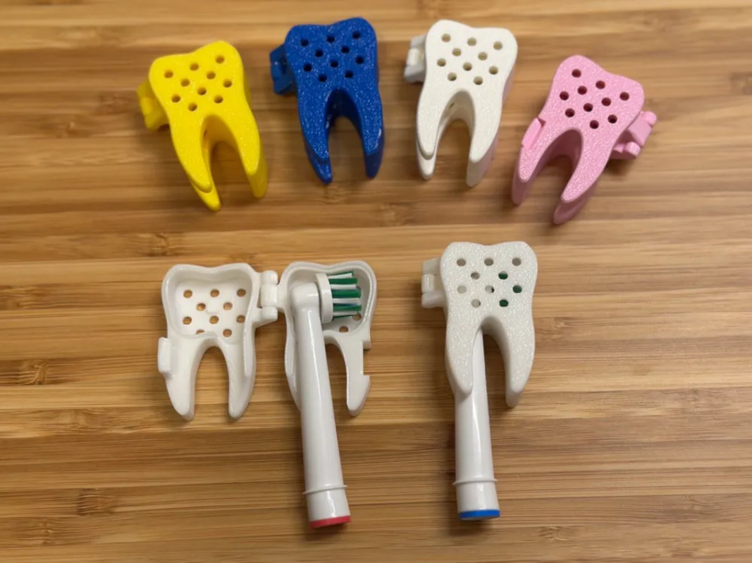 Travel Accessories To 3D Print - Funda protectora con forma de diente