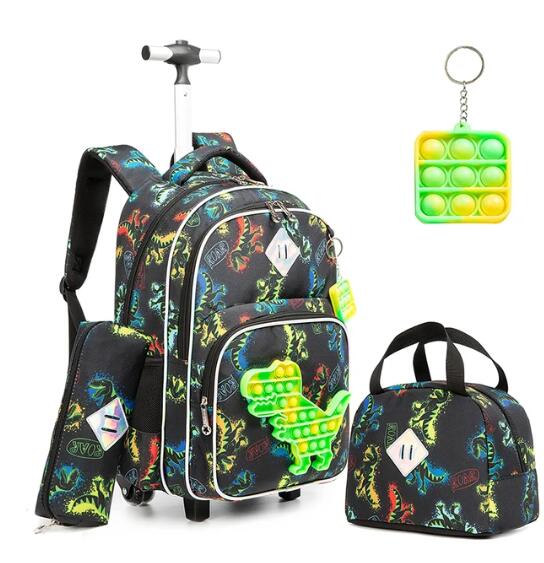 Travel Router Accessories - Conjunto de mochila escolar con ruedas