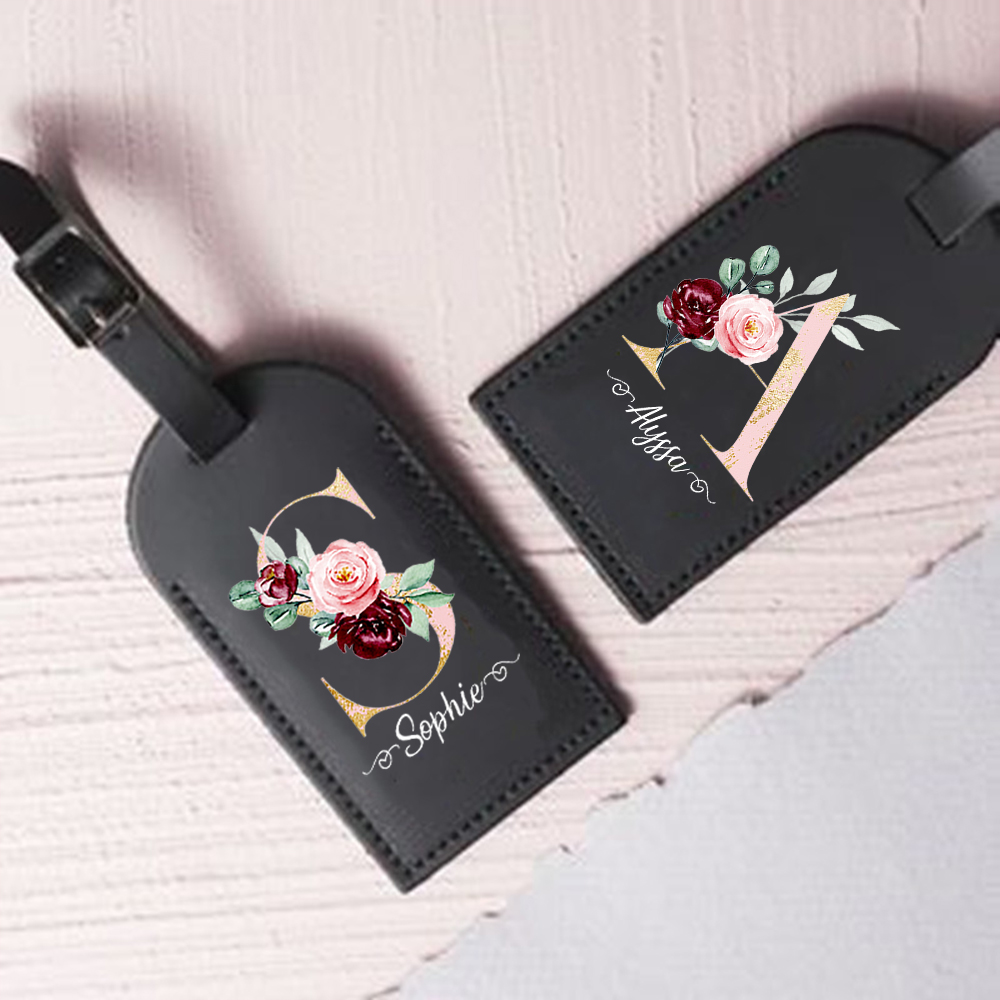 Travel Accessories Personalised - Etiqueta de equipaje de cuero con