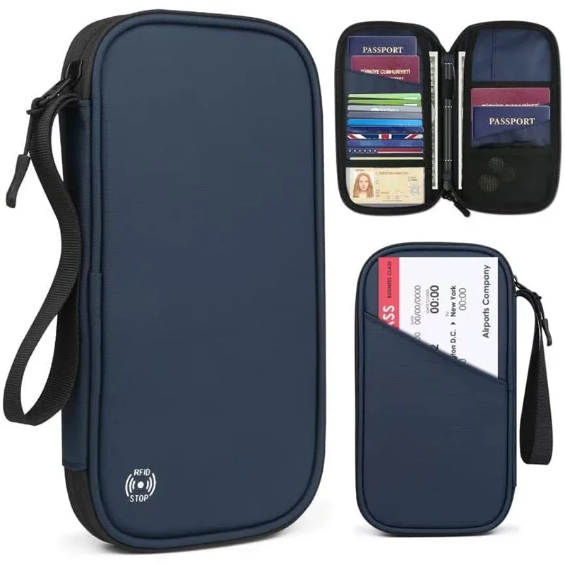 Travel Ziplock Bags - Funda ligera para pasaporte de viaje