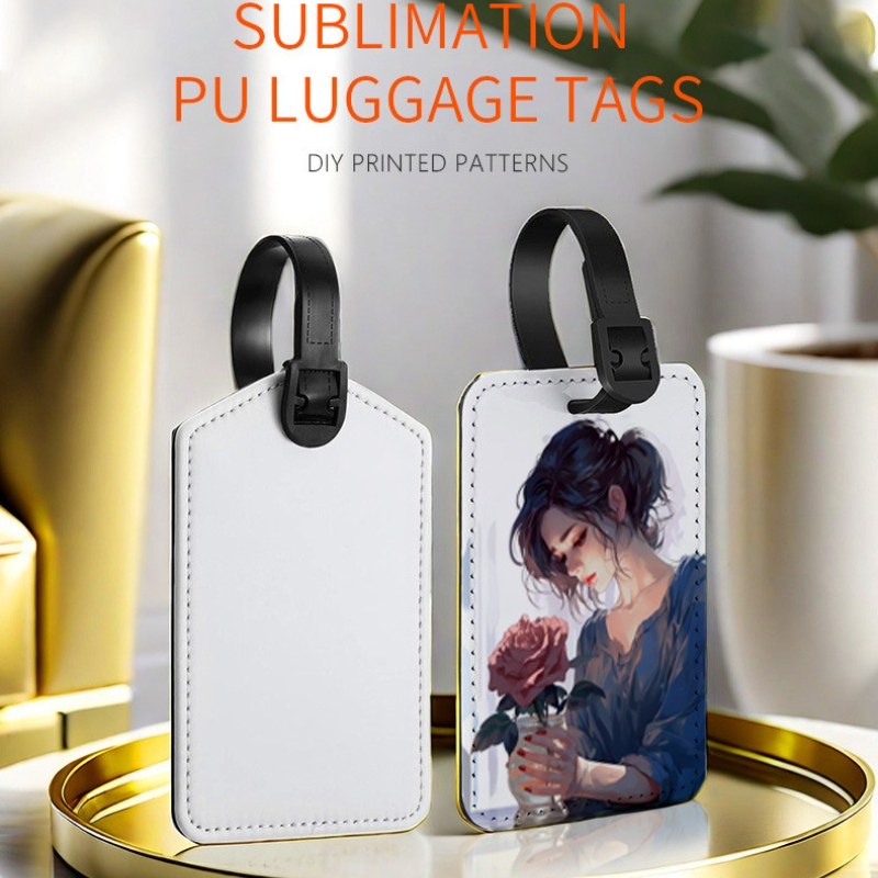 Travel Accessories Personalised - Etiquetas de equipaje de cuero PU