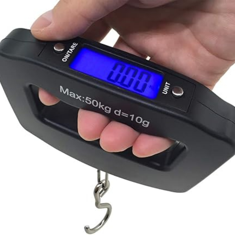 Luggage Scale Hanging - Báscula Digital Portátil de 50 kg