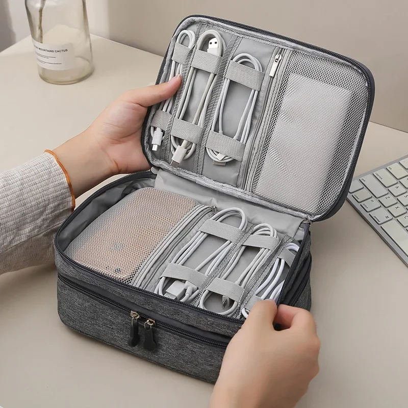 Travel Ziplock Bags - Bolsa de soporte de línea USB