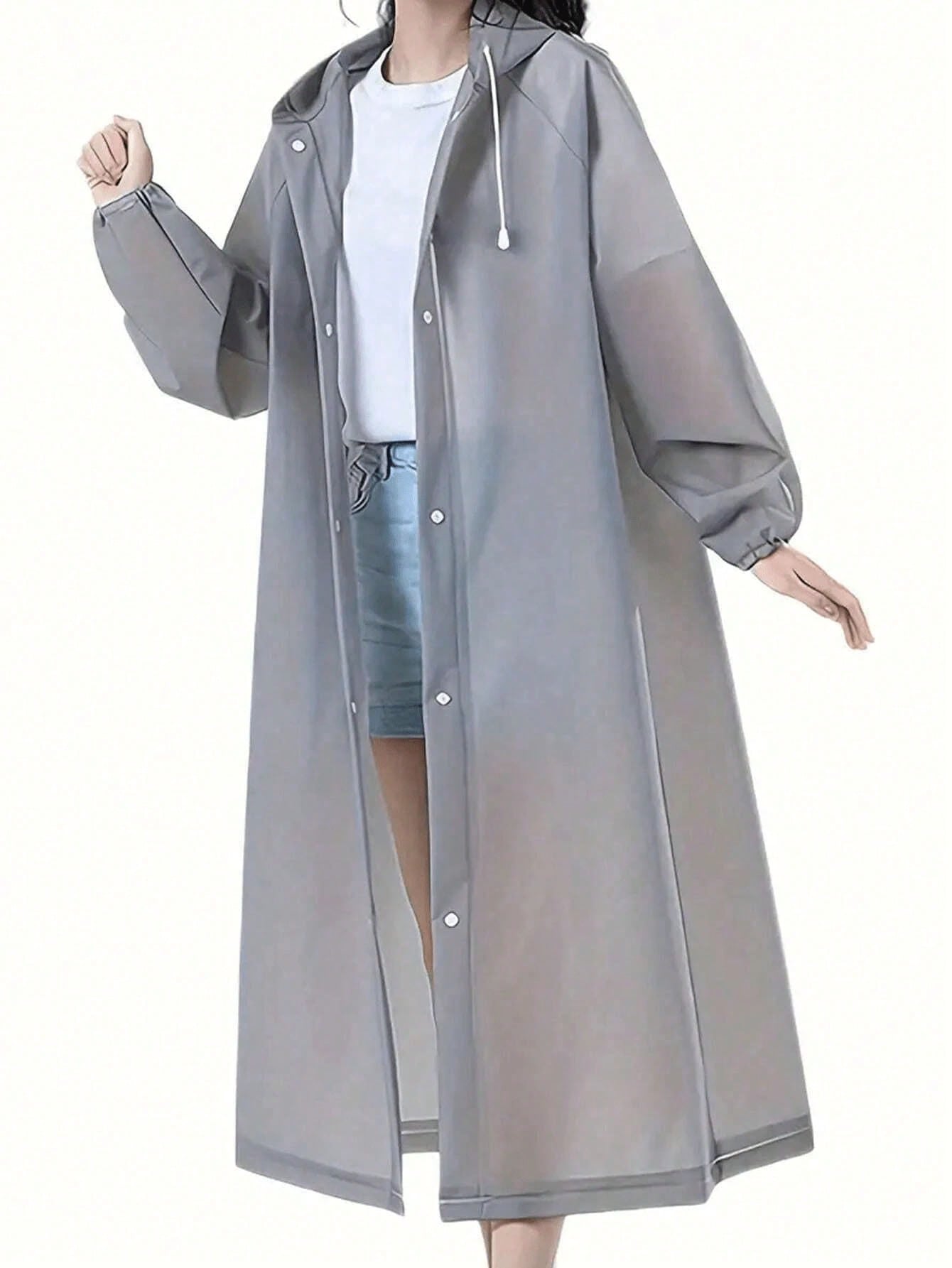 Travel Accessories Needed - Impermeable unisex largo de EVA, impermeable