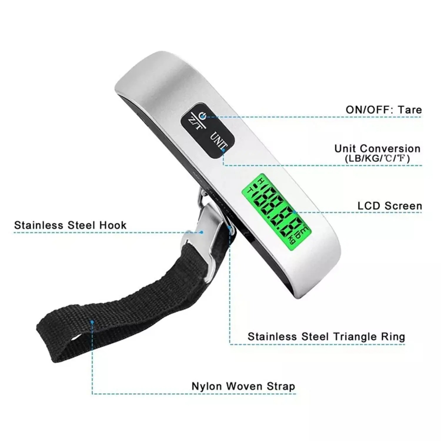 Báscula Digital Portátil para  - Luggage Scale Hanging reseña y precio