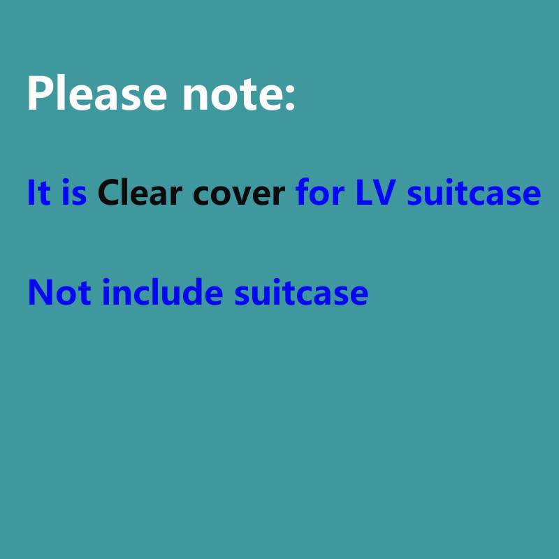 Funda transparente para maleta - Travel Accessories Louis Vuitton reseña y precio