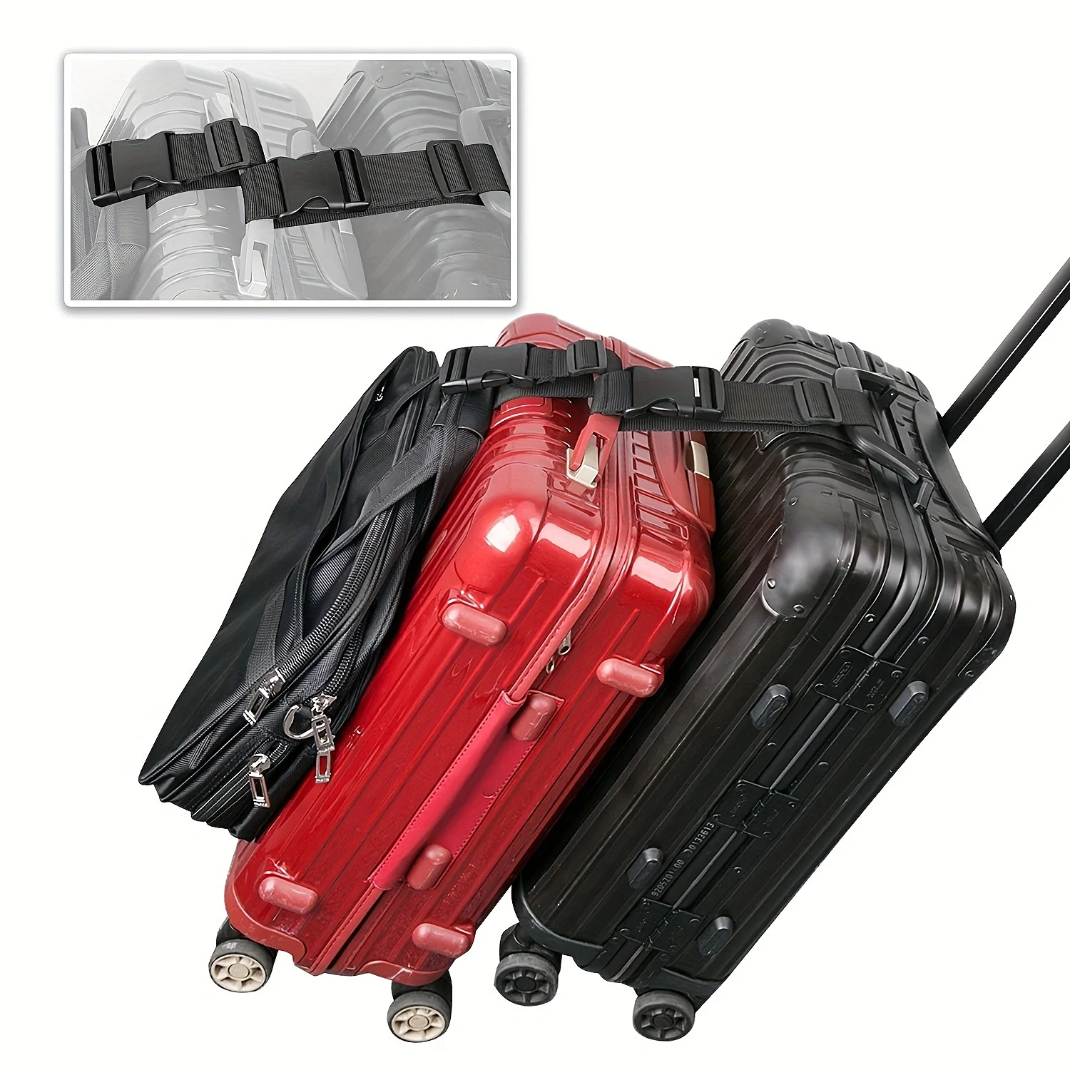 Correas ajustables simples par - Travel Accessories Luggage Straps reseña y precio