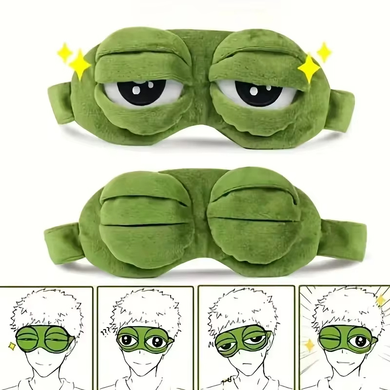 Antifaz con forma de rana, div - Travel Accessories Store reseña y precio