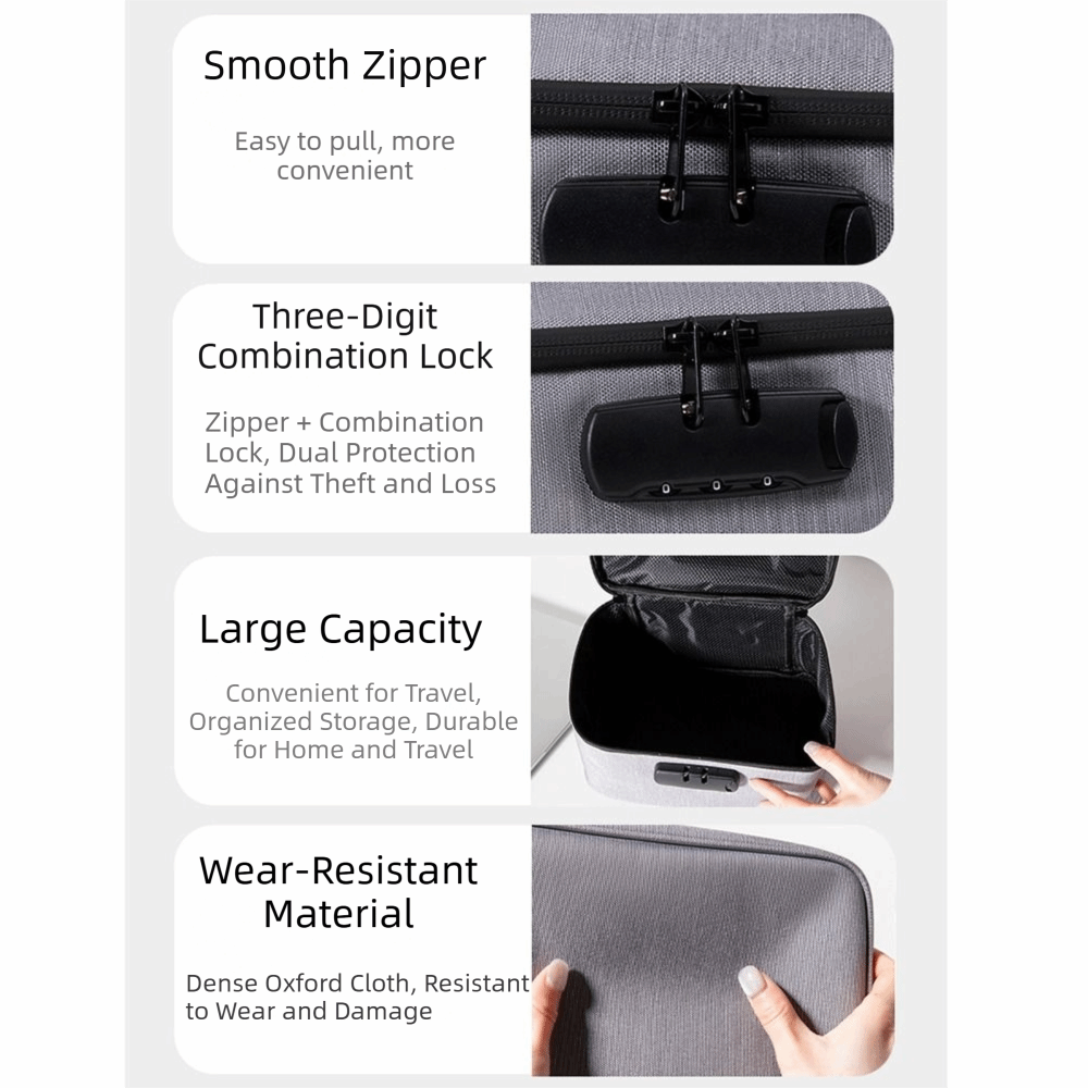 Bolsa de tela Oxford con cierr - Travel Ziplock Bags reseña y precio