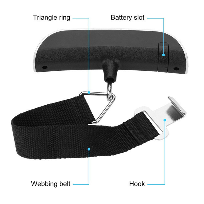 Báscula Portátil Digital con P - Luggage Scale Hanging reseña y precio