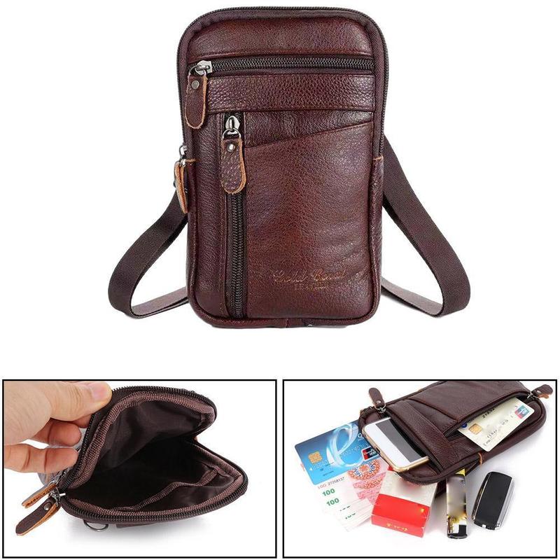 Bolso de cuero genuino para ho - Travel Accessories Leather reseña y precio