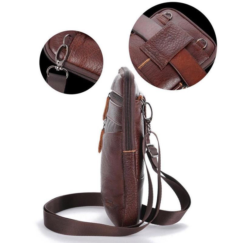 Bolso de cuero genuino para ho - Travel Accessories Leather reseña y precio
