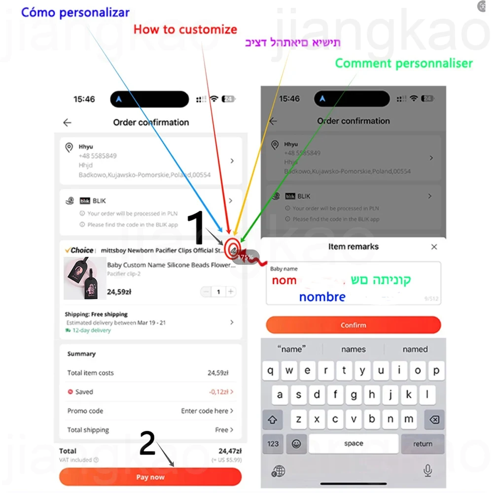 Carta personalizada con nombre - Travel Accessories Personalised reseña y precio