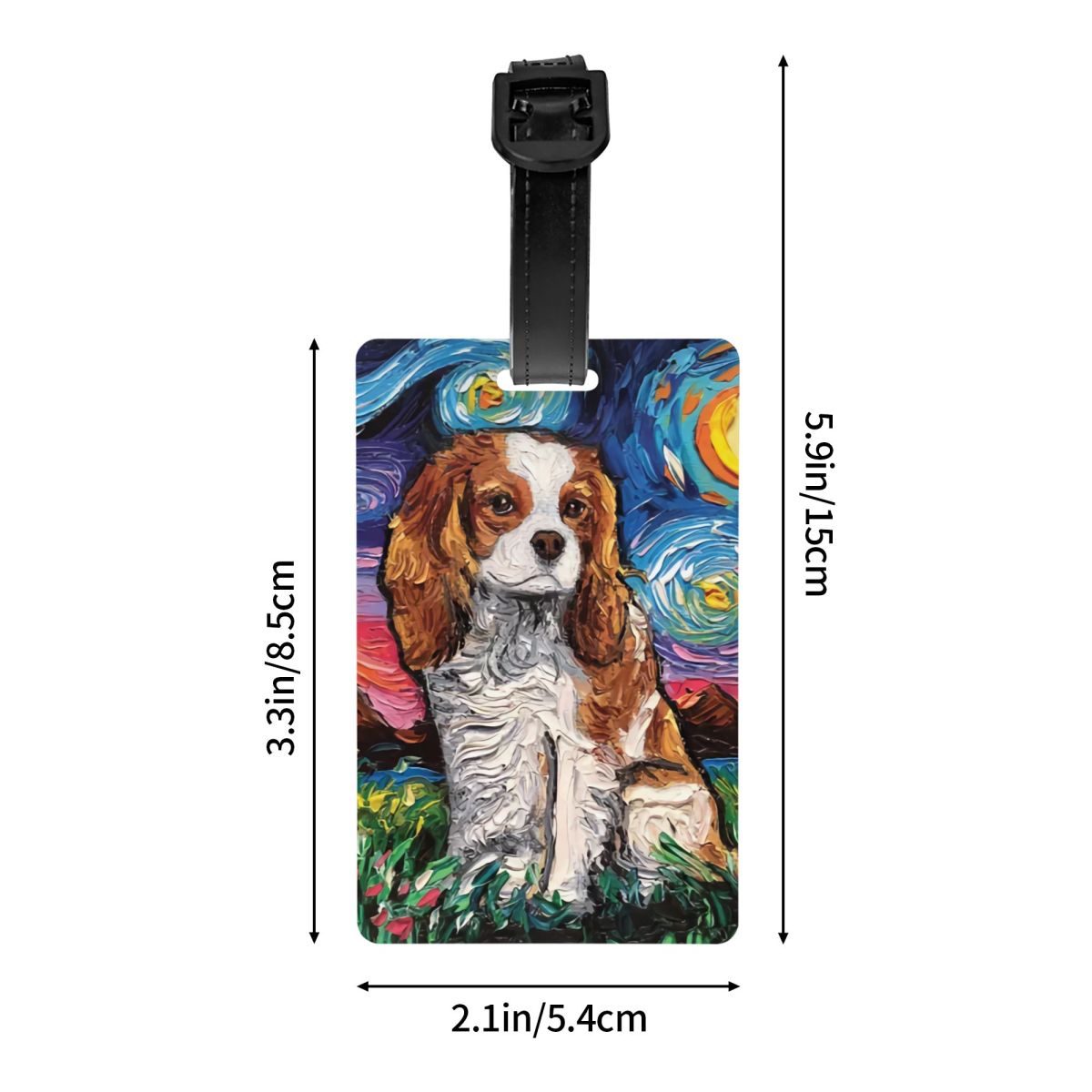 Etiqueta de equipaje artística - Travel Accessories Personalised reseña y precio