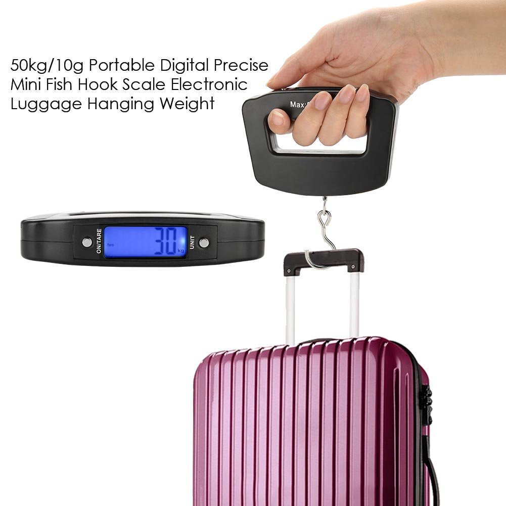 Báscula Digital de Pesca de 50 - Luggage Scale Hanging reseña y precio