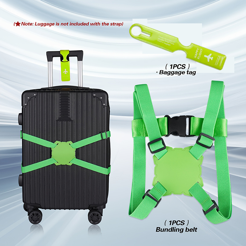 Juego de 2 correas para equipa - Travel Accessories Luggage Straps reseña y precio