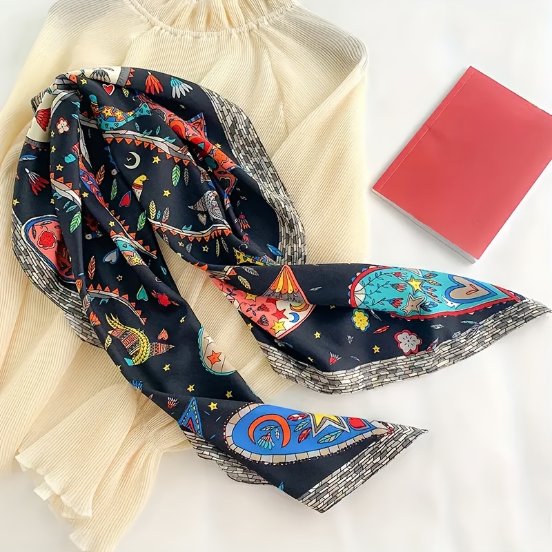 Elegante bufanda de poliéster  - Travel Accessories Gifts For Women reseña y precio