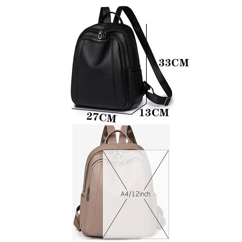 Mochila de cuero de alta calid - Travel Accessories Leather reseña y precio