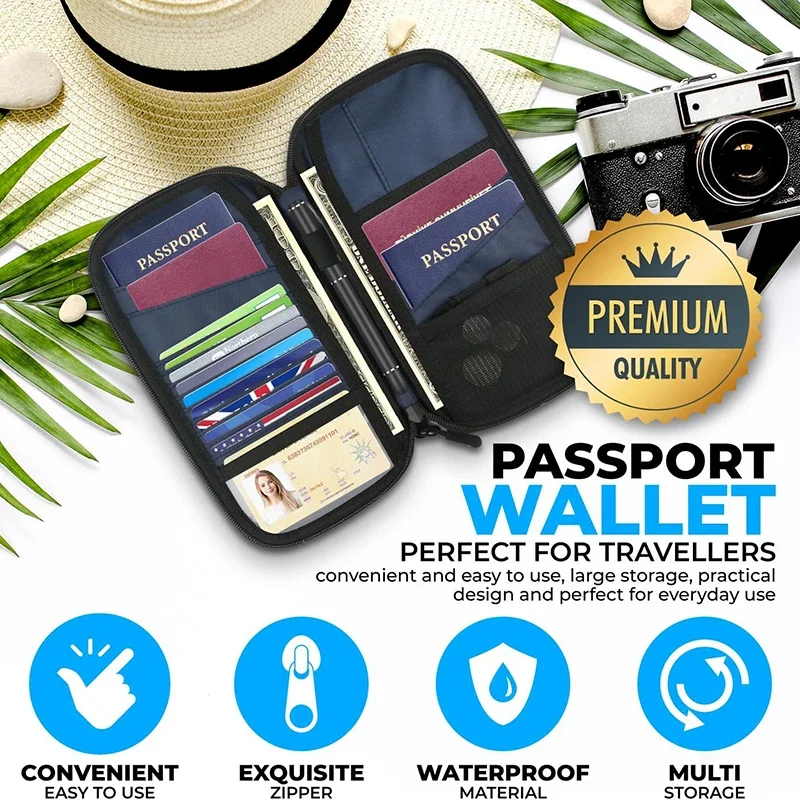Funda ligera para pasaporte de - Travel Ziplock Bags reseña y precio