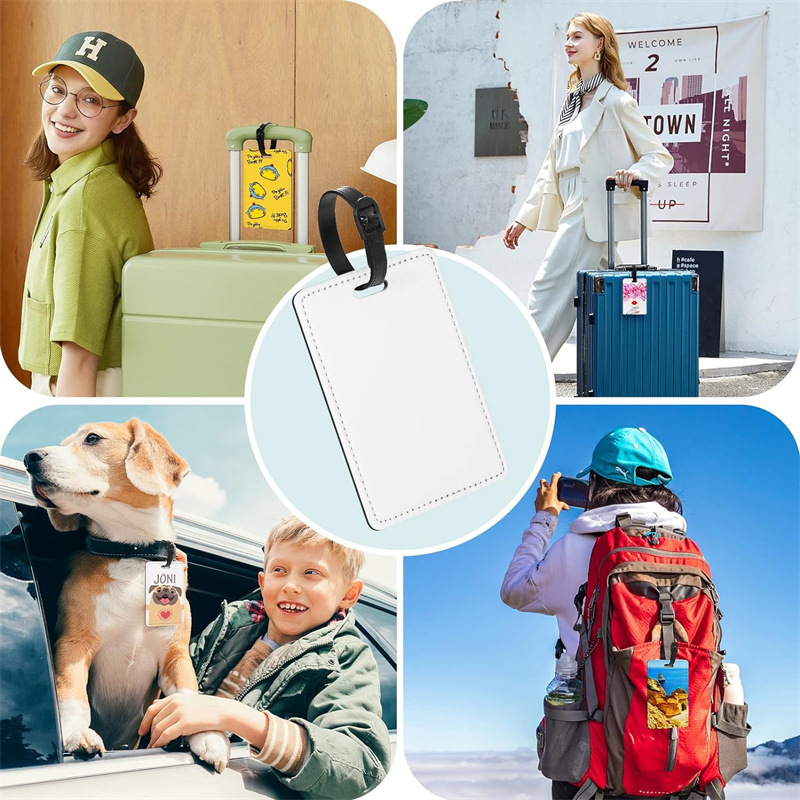 Etiquetas de equipaje de cuero - Travel Accessories Personalised reseña y precio