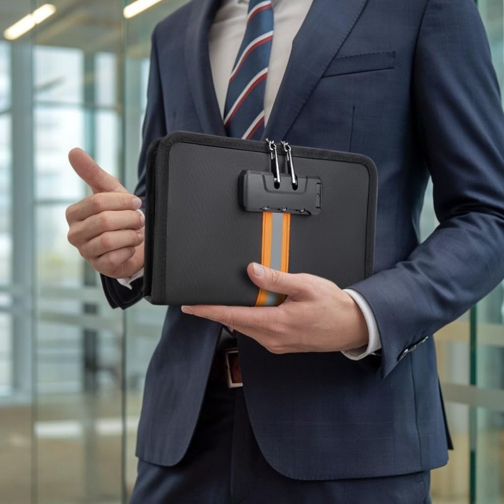 Bolsa de dinero ignífuga con c - Travel Ziplock Bags reseña y precio