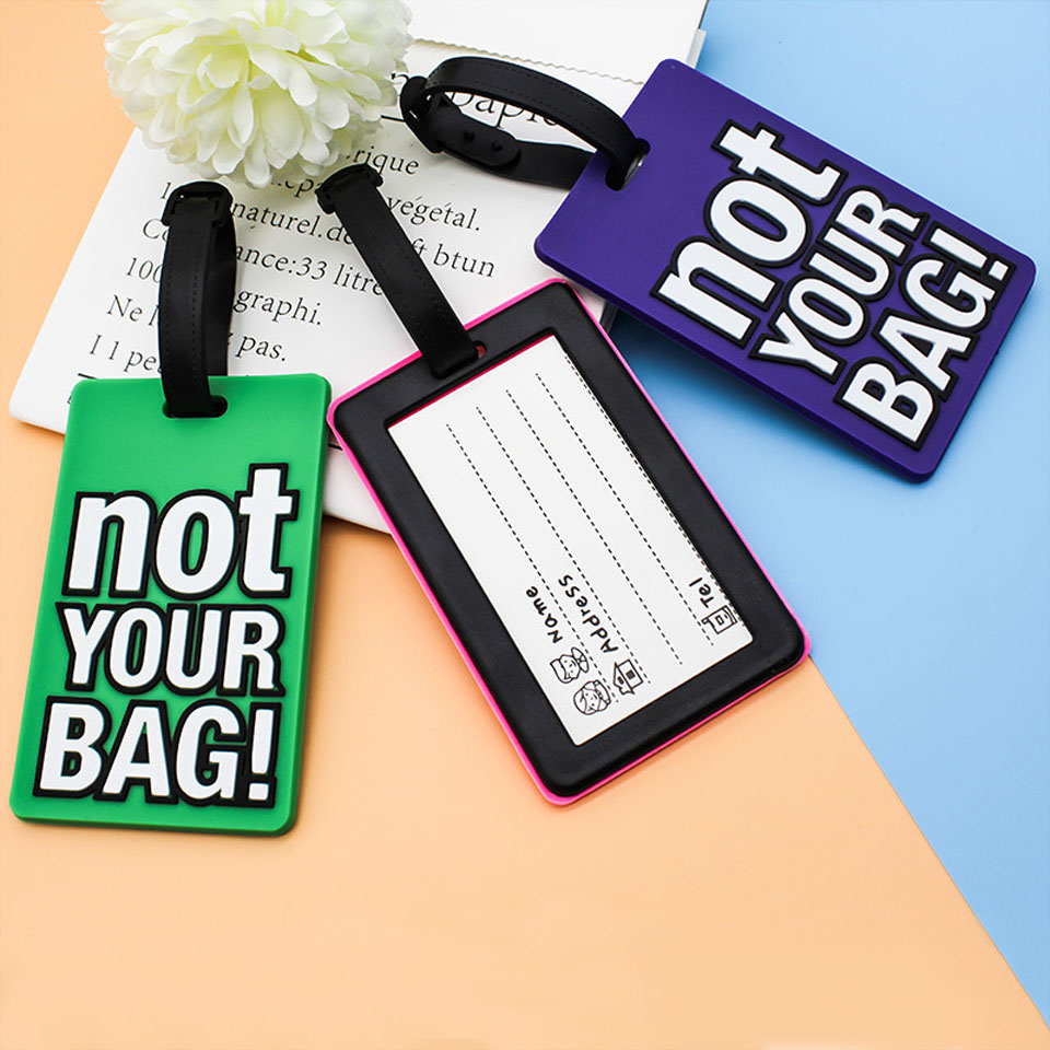 Etiqueta de viaje portátil de  - Travel Accessories Logo reseña y precio
