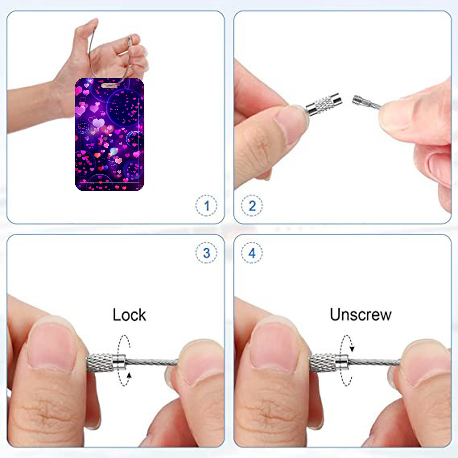 Etiquetas de equipaje con dibu - Travel Accessories Drawing reseña y precio