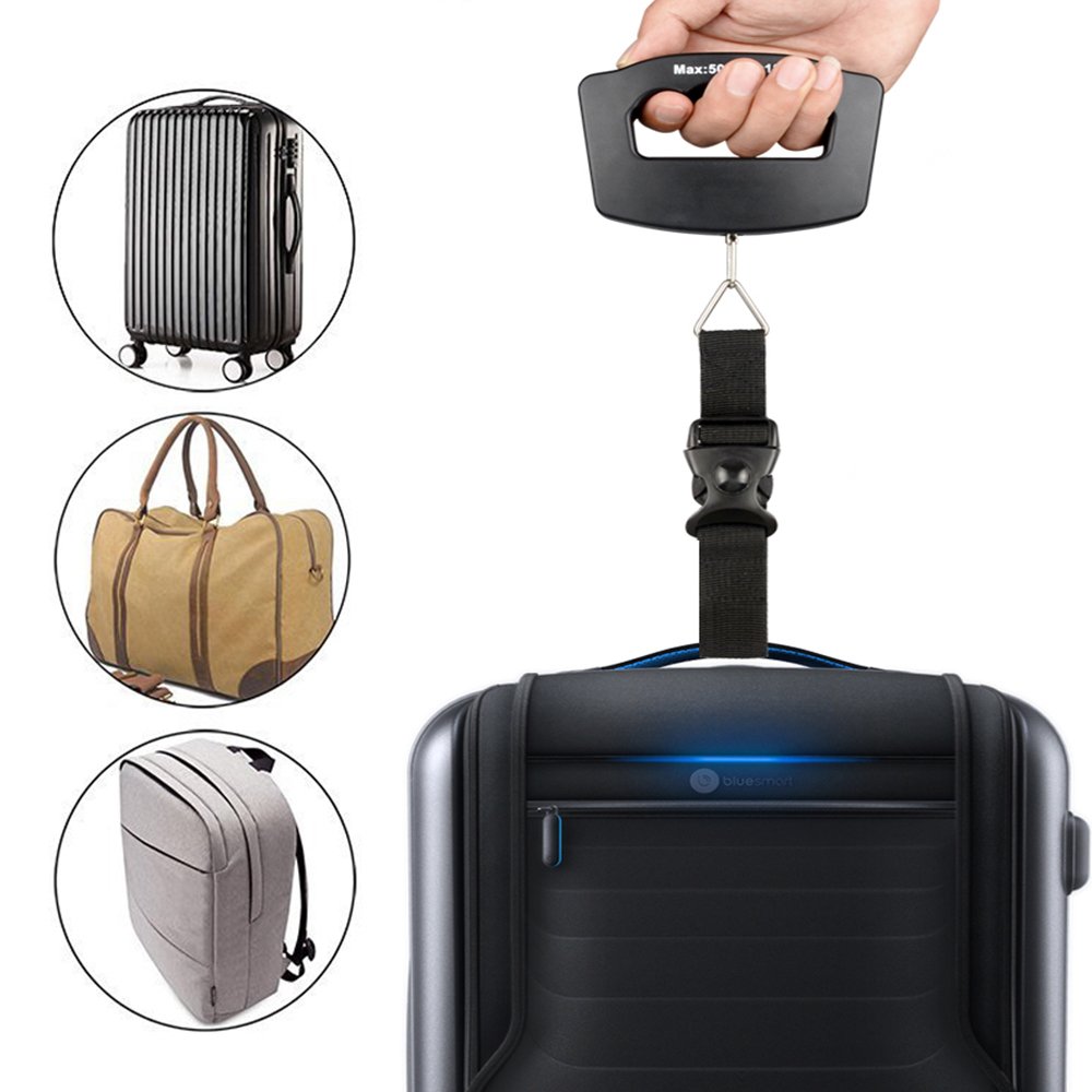 Báscula Digital Portátil de 50 - Luggage Scale Hanging reseña y precio