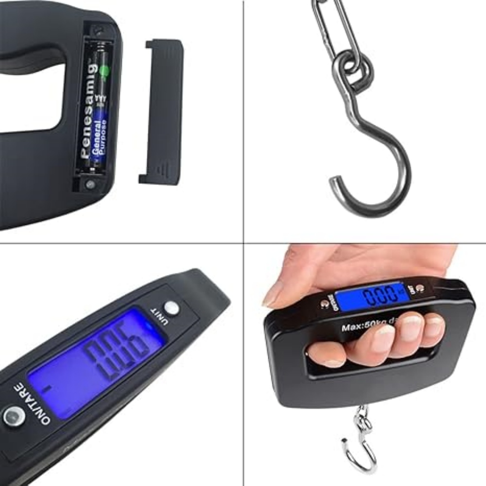 Báscula Digital Portátil de 50 - Luggage Scale Hanging reseña y precio