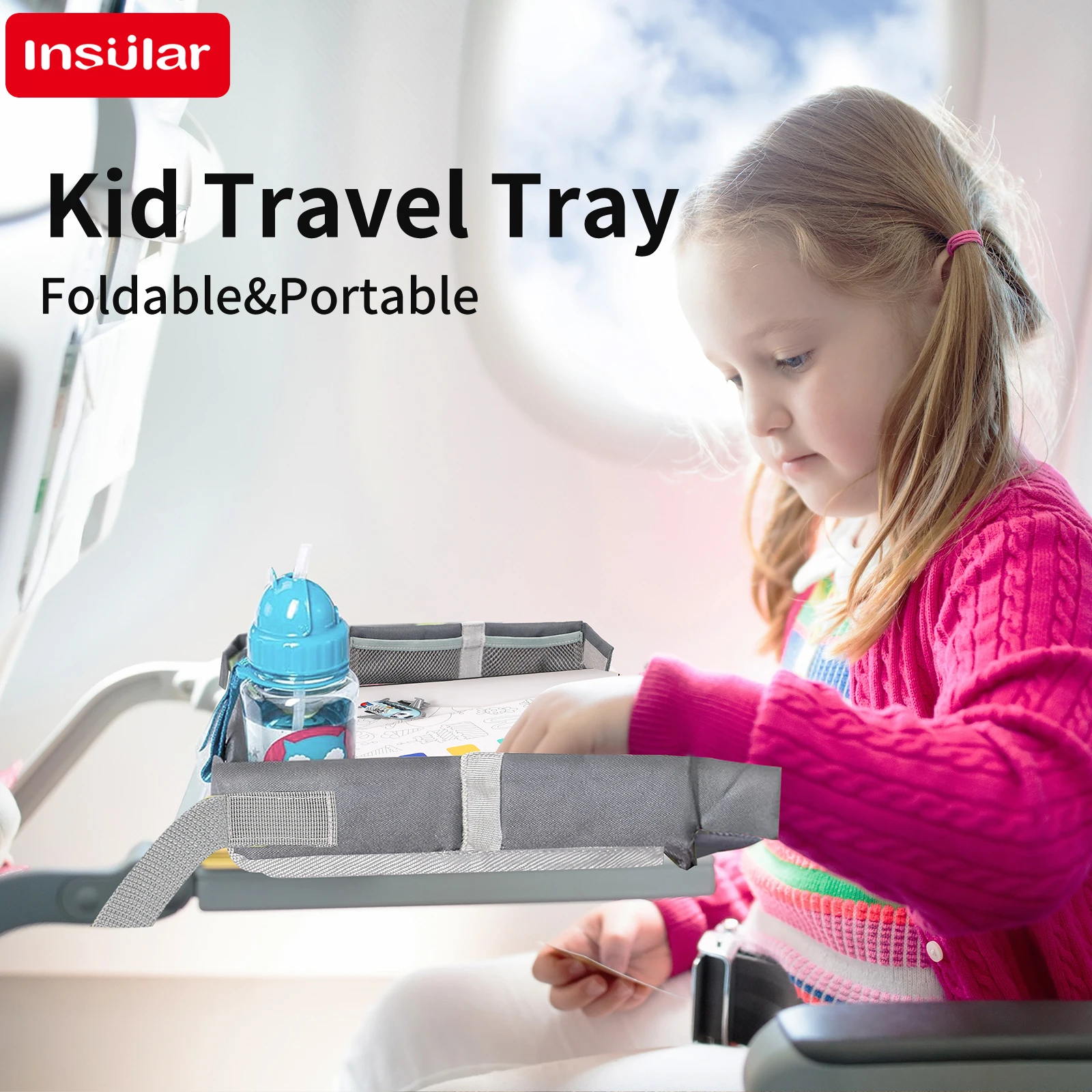 Bandeja de Viaje para Asiento  - Travel Accessories Drawing reseña y precio