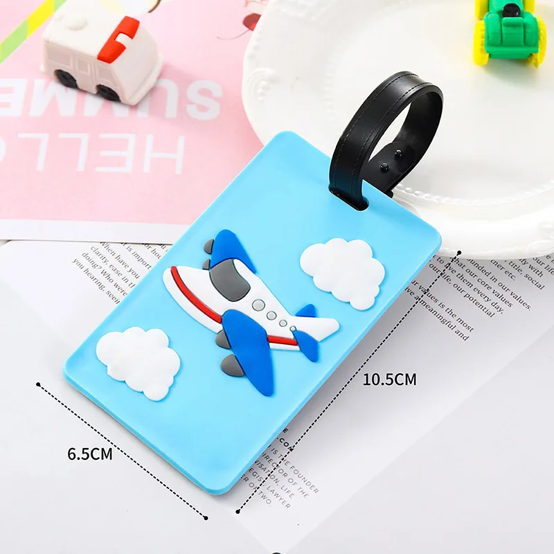Etiquetas de equipaje de silic - Travel Accessories Logo reseña y precio