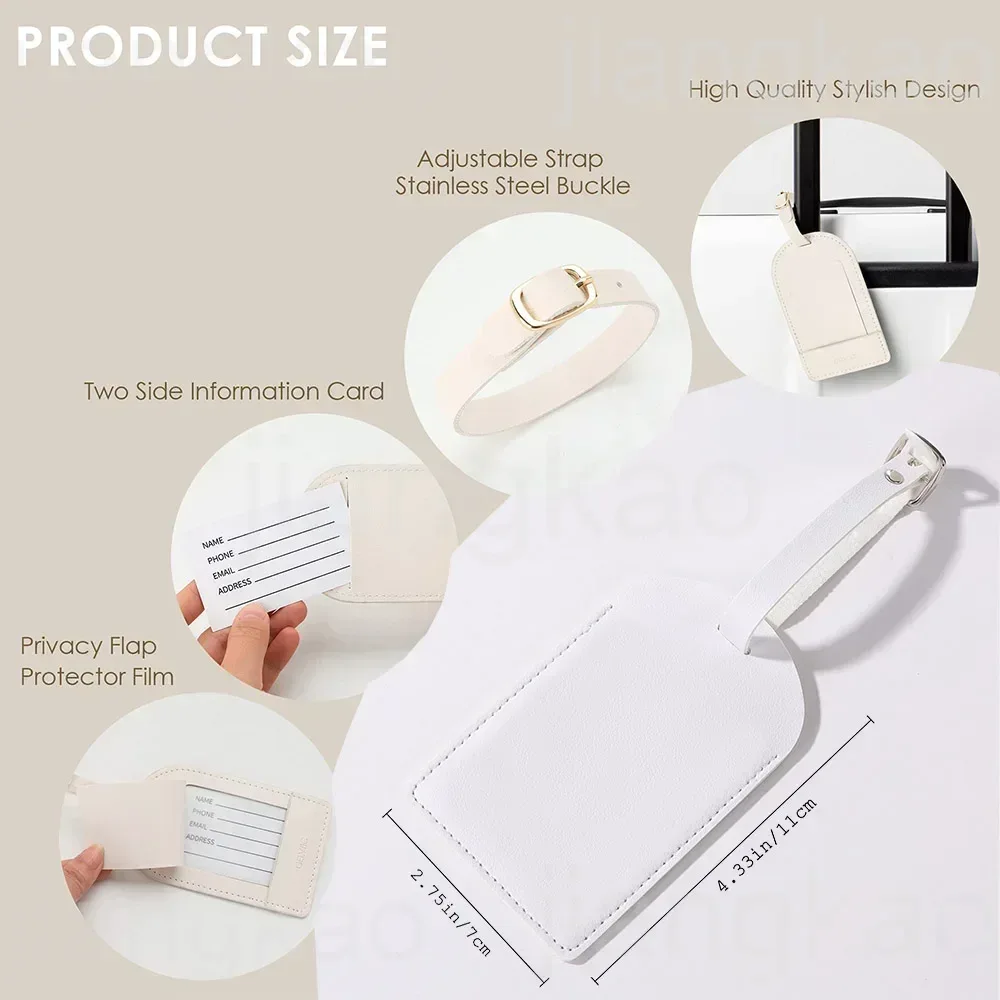 Etiqueta de equipaje de PU per - Travel Accessories Personalised reseña y precio
