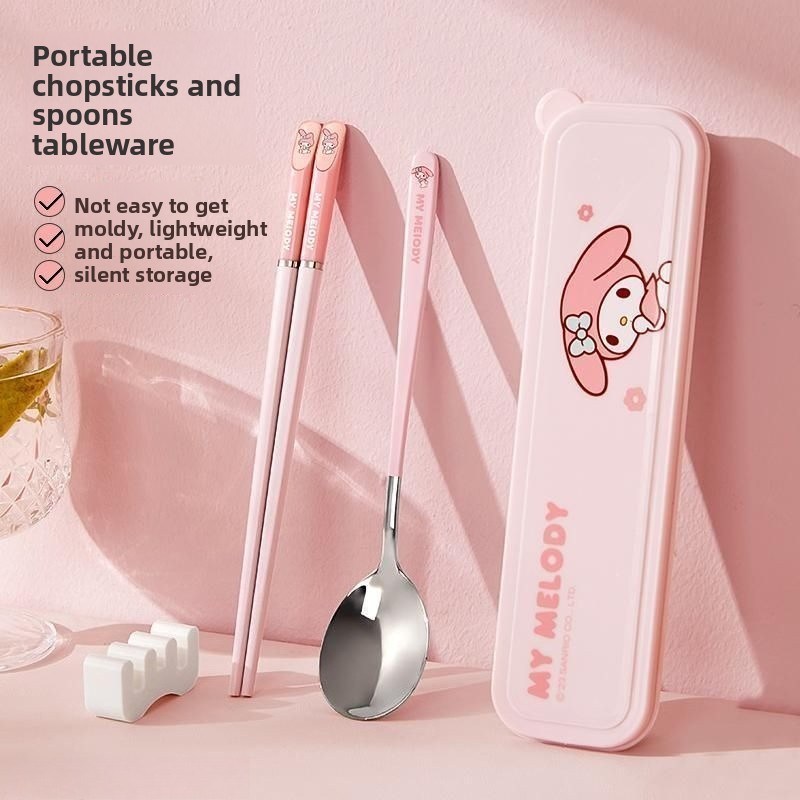 Juego de cubiertos portátil co - Travel Accessories Gifts For Women reseña y precio