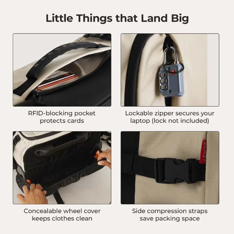 BAGSMART Mochila de viaje con  - Travel Router Accessories reseña y precio